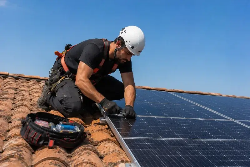 Maintenance et monitoring de panneaux solaires à Lamonzie-Saint-Martin